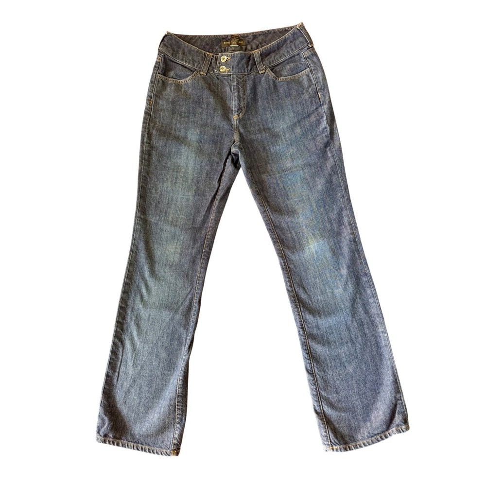 Banana Republic Womens Wide Leg Jeans Size 8 Medium Wash 100% Cotton